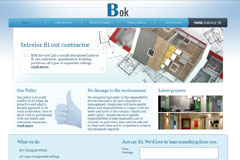 Website design for Bokservice